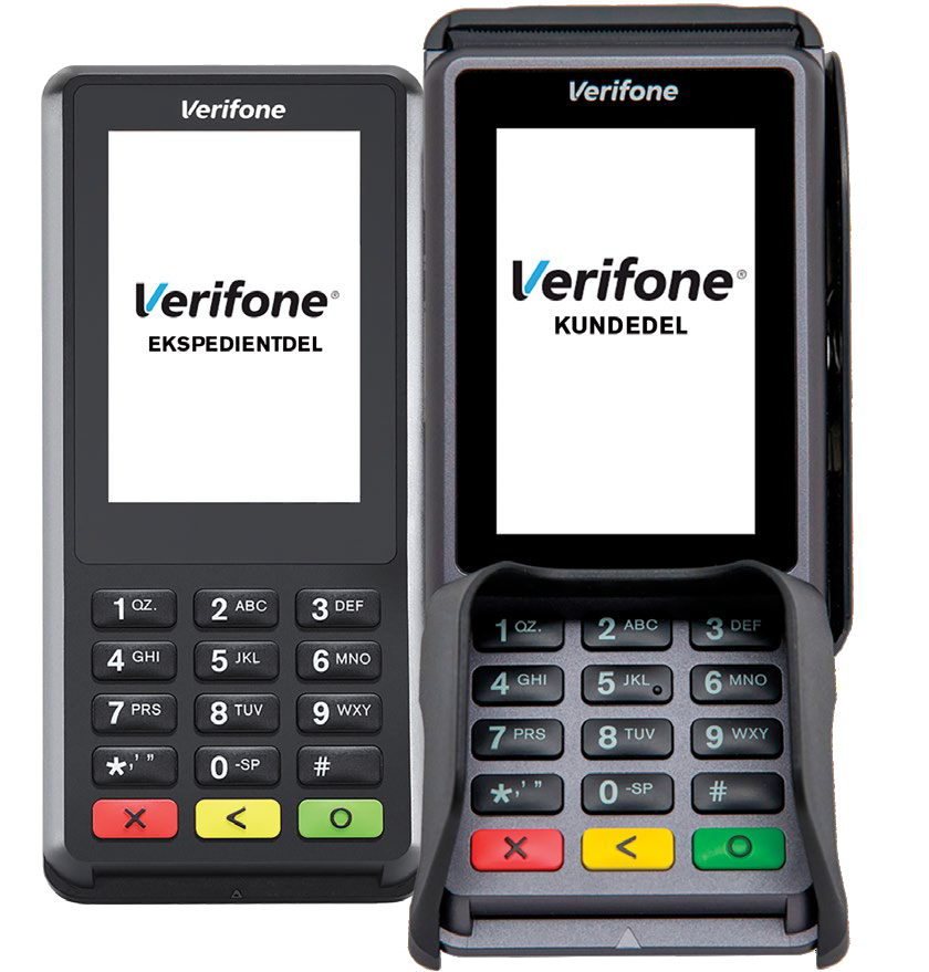 Verifone P400 2-delt betalingsterminal